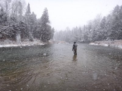 Winter fishing for steelhead can be good