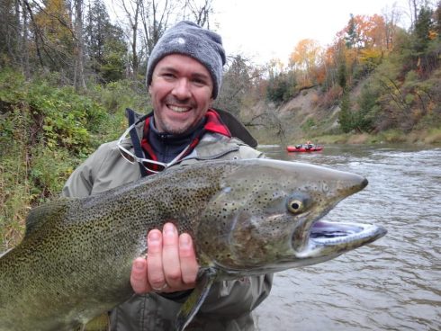 Ontario Salmon Fishing - A Perfect Drift