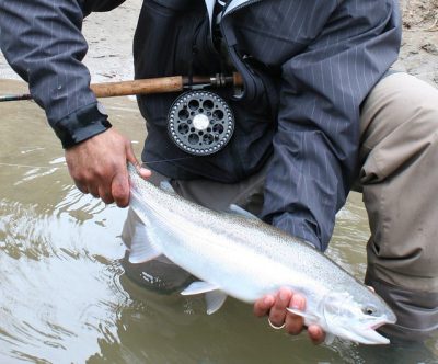 A centerpin reel is a fun way to land steelhead