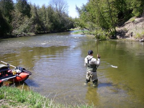 Fishing on the Beaver River
