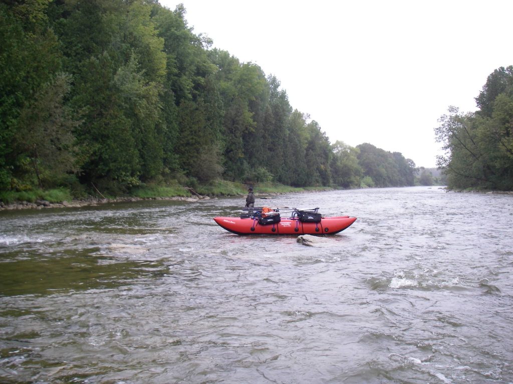 An Ontario Steelhead river called the Saugeen River